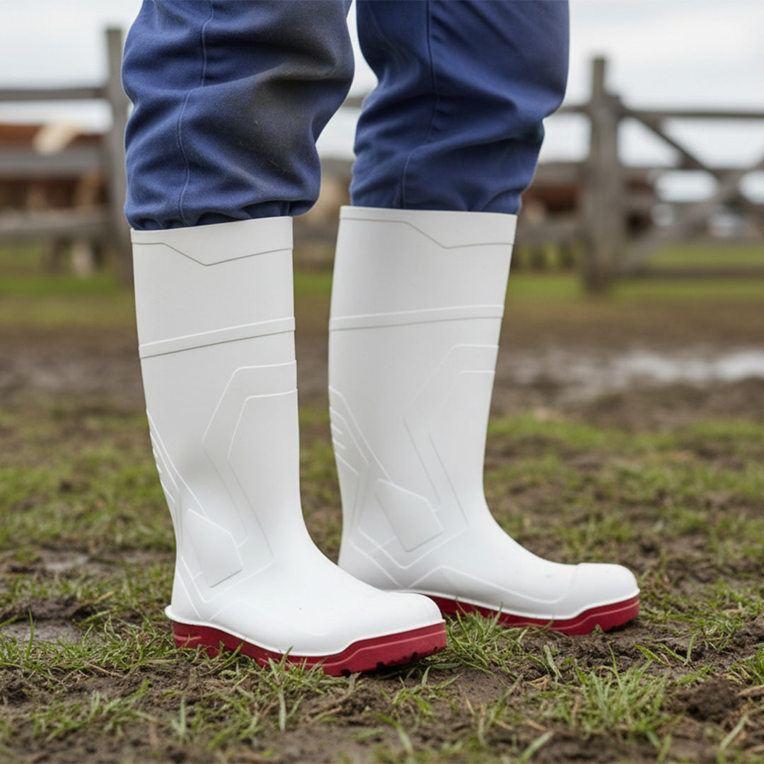 Bota de PVC blanca Lica