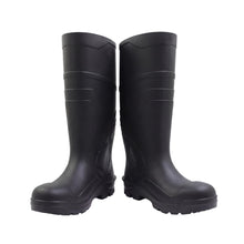 Bota negra PVC sin casquillo
