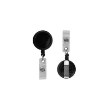 Broche yoyo para gafete negro mate
