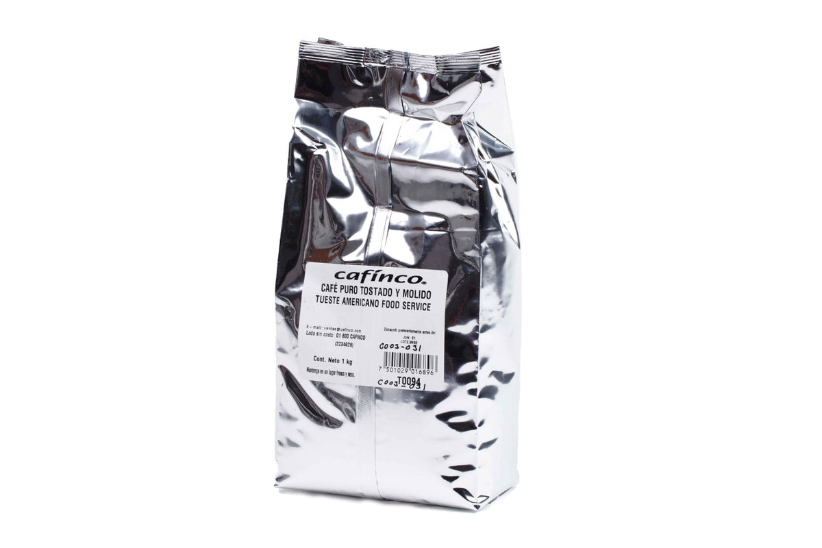 Café de grano molido americano Cafínco 1 kilo