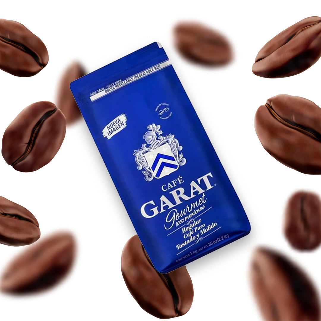 Café regular tostado y molido garat 1 kg
