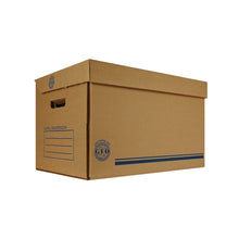 Caja de archivo Geo para registrador tamaño carta u oficio, corrugado sencillo