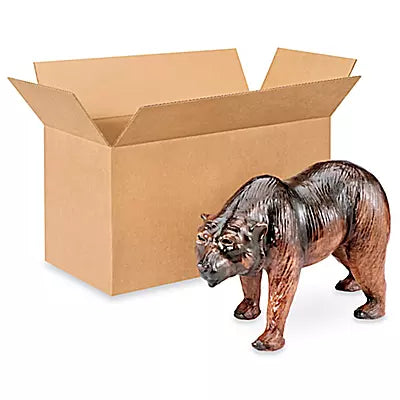 Caja de cartón ULINE 61 x 30 x 30 cm paquete c/ 20 piezas