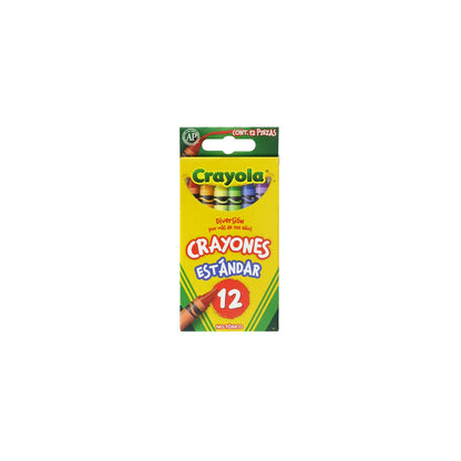 Caja de crayolas con 12 piezas