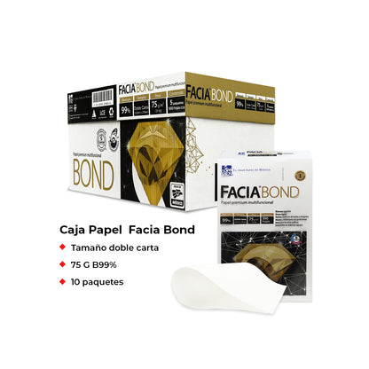 Papel Faciabond 99% blancura 75 g