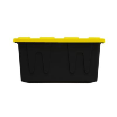 Caja de plástico Plastic Trends 102 litros negra 36 x 78 x 52 cm