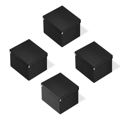 Caja multiusos Rihan Mega Box color negro 14.625 x 11.875 x 7.75 pulgadas