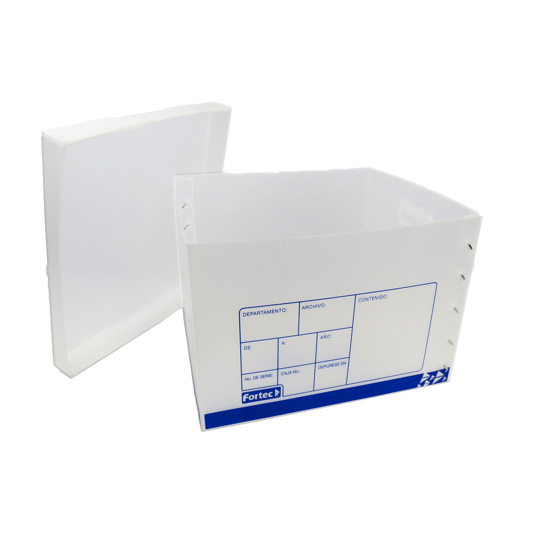 Caja de archivo muerto de plástico carta cam-mix.