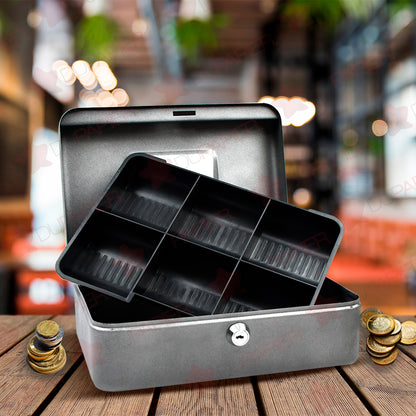 Caja de dinero metálica Smart mediana.