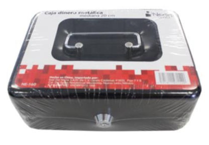Caja para dinero metálica mediana Nextep