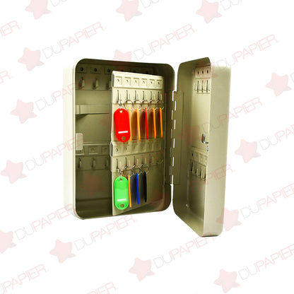 Caja porta llaves metálica para 48 pzas.