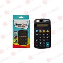 Calculadora de bolsillo Barrilito 7723G de 8 dígitos.