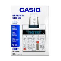 Calculadora Casio FR-2650 12 dígitos con rollo.