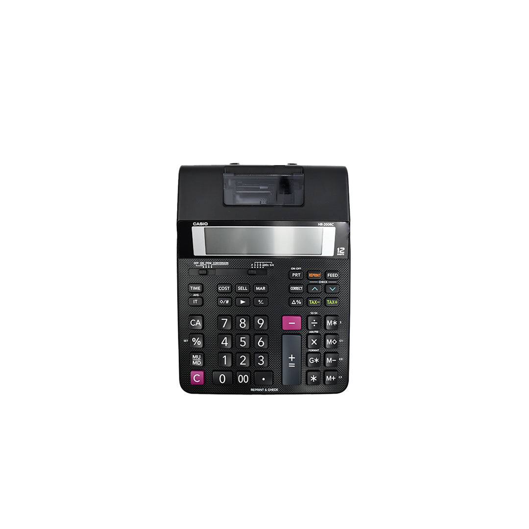 Calculadora Casio HR-200RC con impresora.