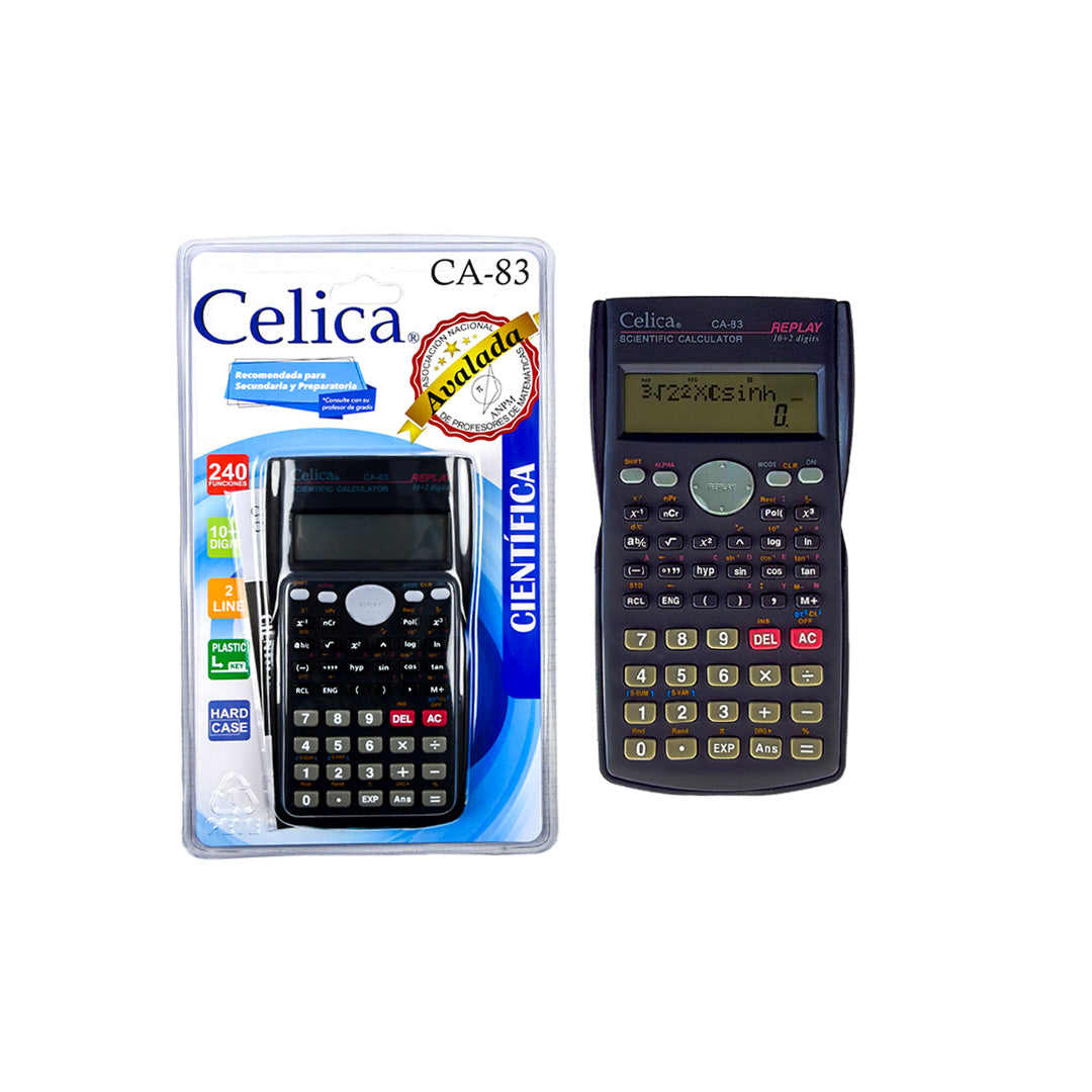 Calculadora científica CA-83-BK 240 Funciones