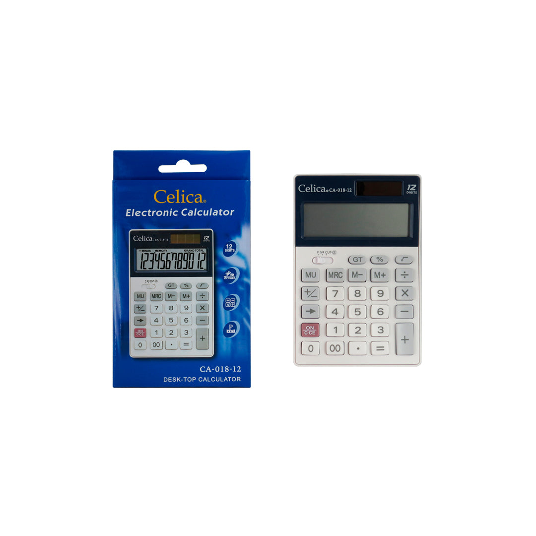 CALCULADORA SEMI-ESCRITORIO CA-018 DE 12 DIGITOS