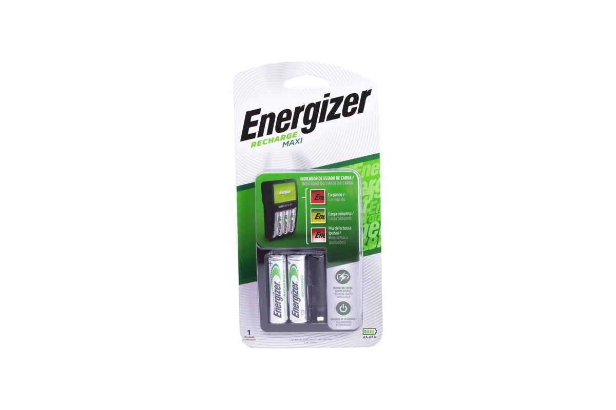 Cargador de pilas energizer aa-aaa incluye dos pilas