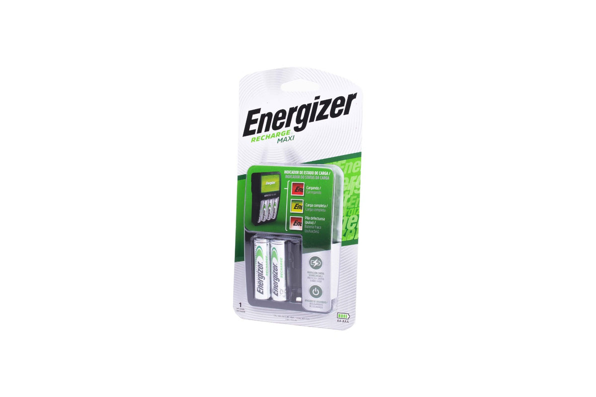 Cargador de pilas energizer aa-aaa incluye dos pilas