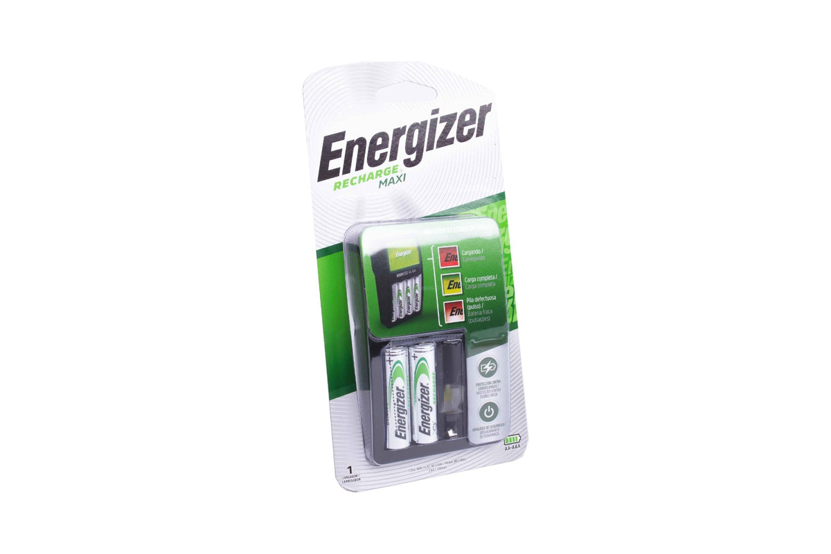 Cargador de pilas energizer aa-aaa incluye dos pilas