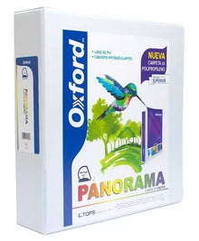 Carpeta Oxford Panorama carta herraje "D" blanca 2 pulgadas