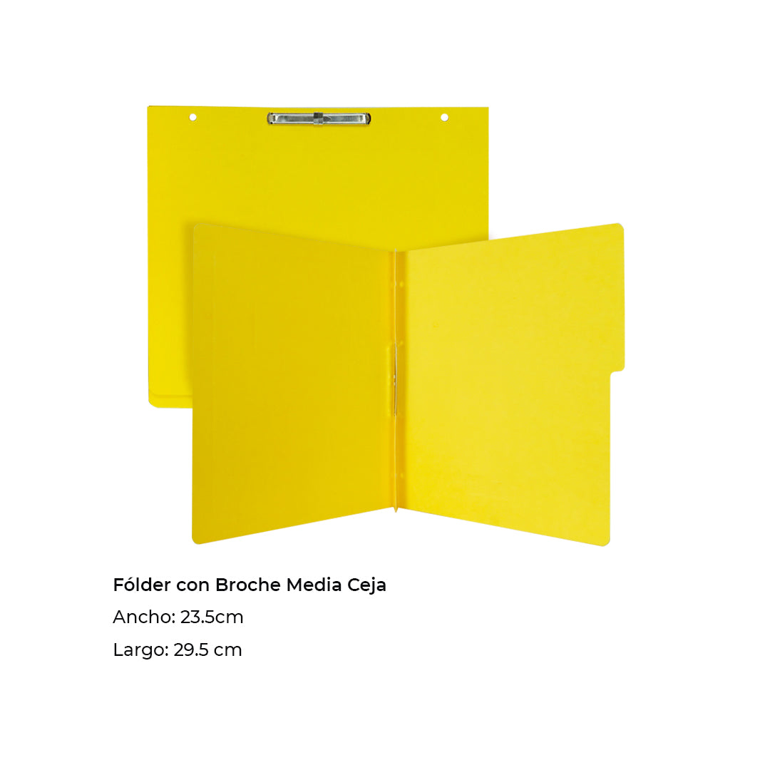 Carpeta Wilson Jones pressboard broche sin percalina carta con 10 pzs