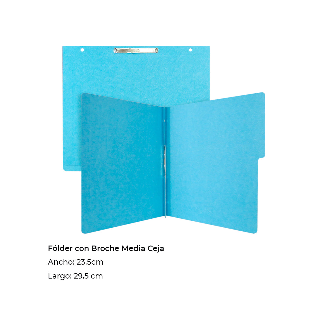 Carpeta Wilson Jones pressboard broche sin percalina carta con 10 pzs