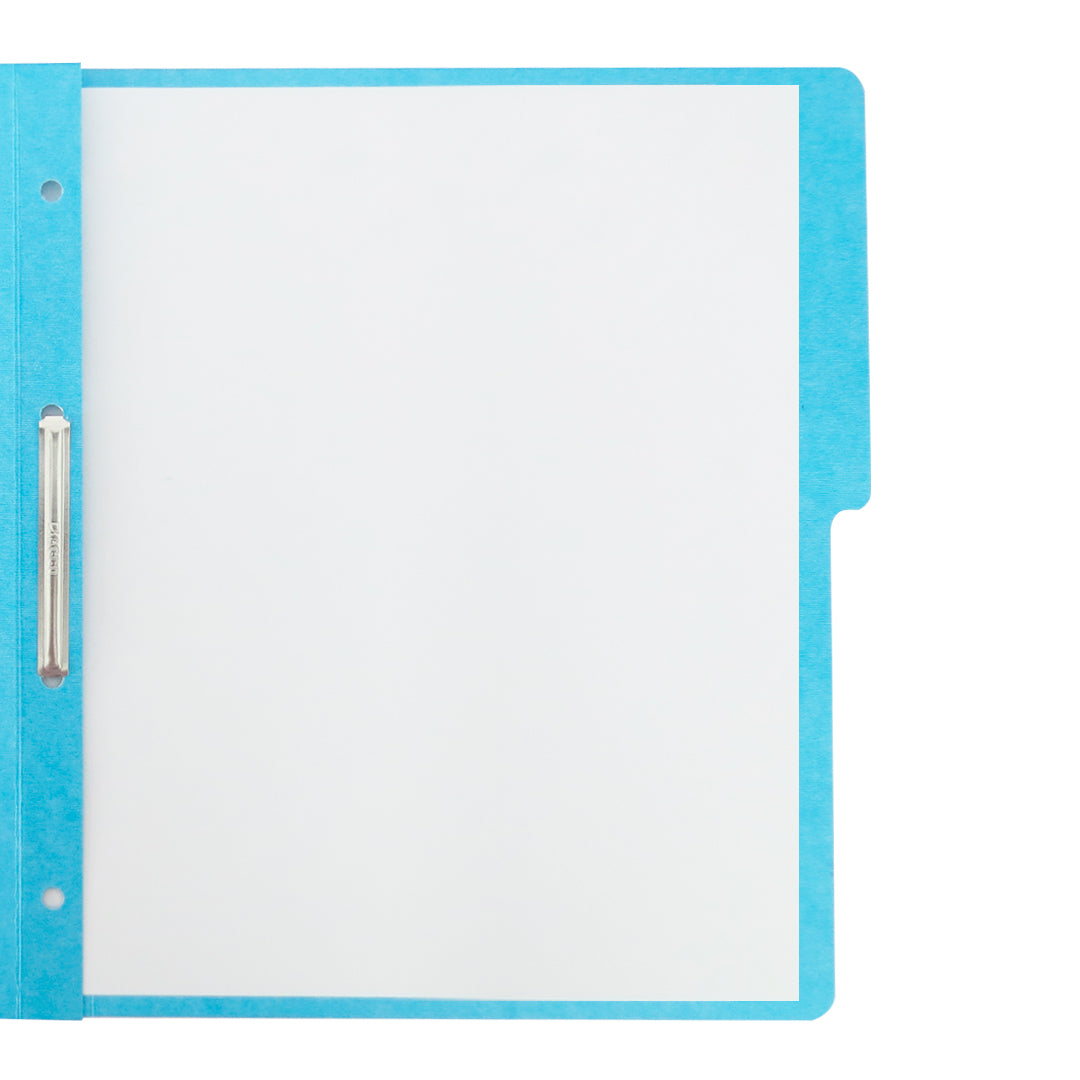 Carpeta Wilson Jones pressboard broche sin percalina carta con 10 pzs