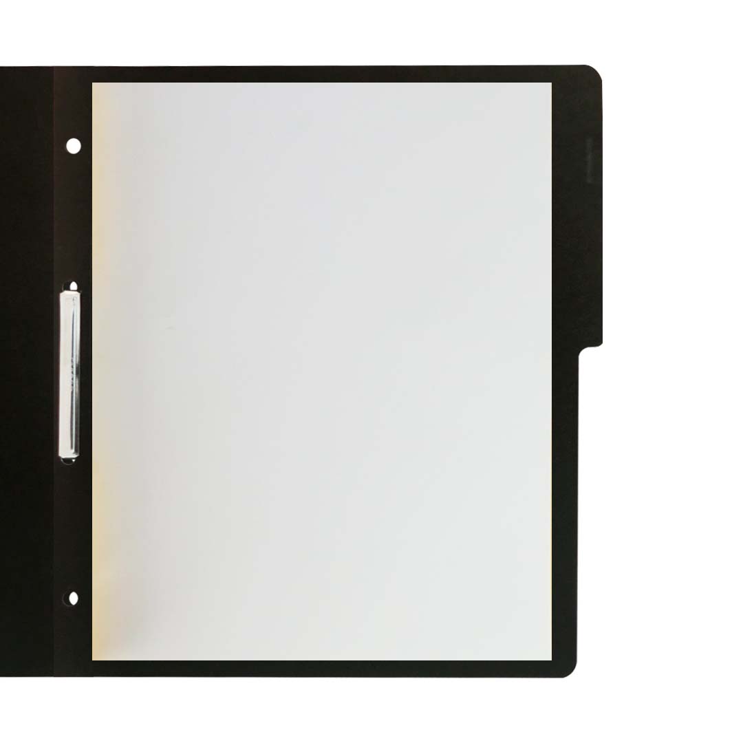 Carpeta Wilson Jones pressboard broche sin percalina carta con 10 pzs