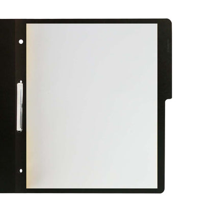 Carpeta Wilson Jones pressboard broche sin percalina carta con 10 pzs