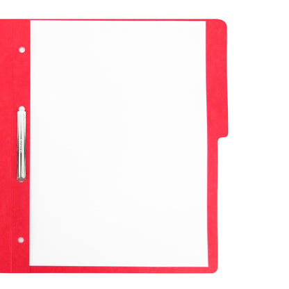 Carpeta Wilson Jones pressboard broche sin percalina carta con 10 pzs