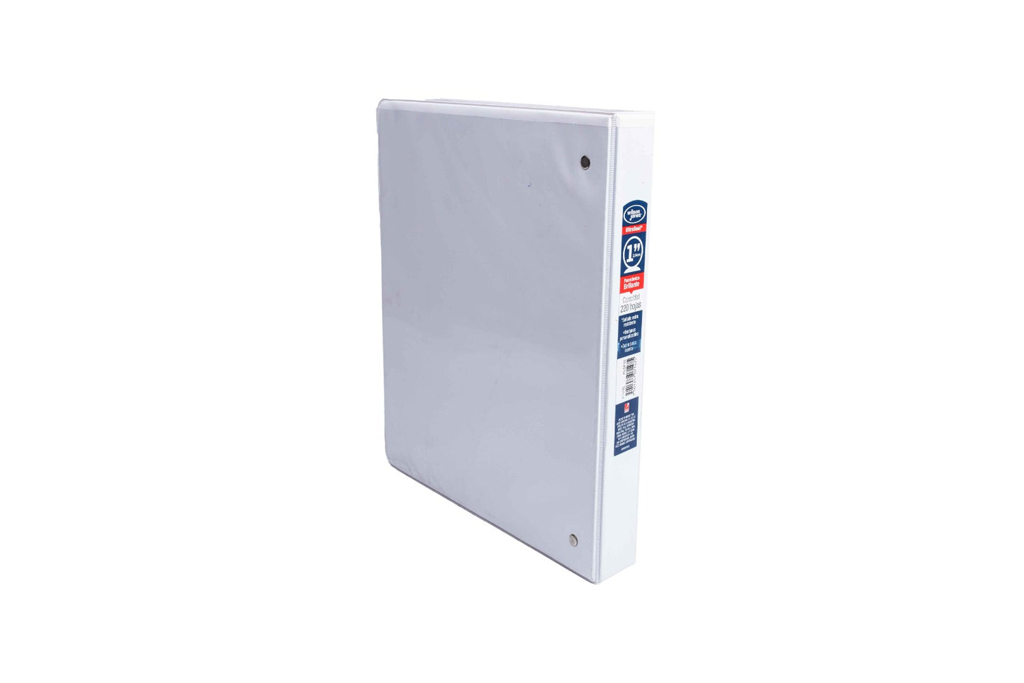 Carpeta vinil blanca arillo en  1 pulgada carta 361 para 200 hojas.