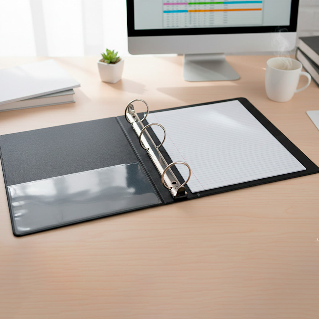 Carpeta Panorámica de argollas Kyma tamaño carta