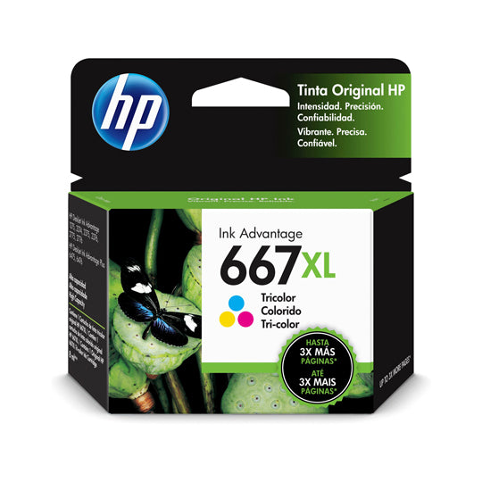 CARTUCHO DE TINTA 667 XL 3YM80AL COLOR 480 PAGINAS