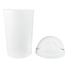 Cesto de basura Sterilite 11.4 L blanco con tapa de balancín