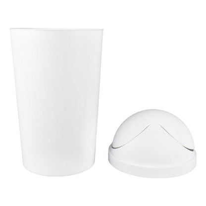 Cesto de basura Sterilite 11.4 L blanco con tapa de balancín