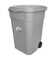 Cesto de basura Sablón 145 litros gris 8904