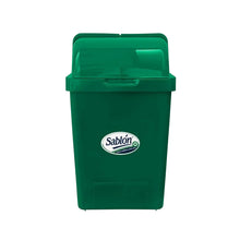 Cesto de basura Sablón 30 litros con tapa tipo cortina