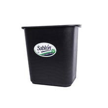 Cesto Rectangular Sablón Negro 8015NE de 13 litros