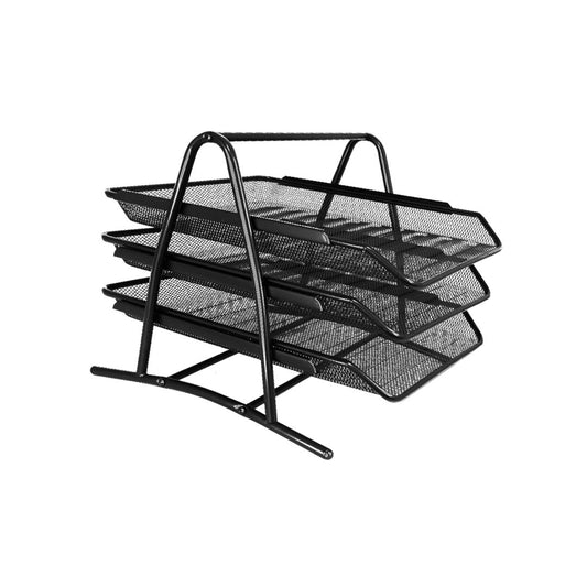 Charola Nextep de malla 3 niveles tamaño carta ne-162