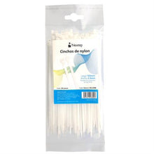 CINCHOS DE NYLON NEXTEP NE-639B BLANCO 2.5 MM X 150 MM BOLSA CON 100 PIEZAS