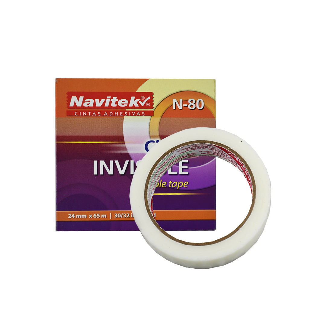Cinta Adhesiva Mágica Invisible N-80 de 12 mm X 33 m