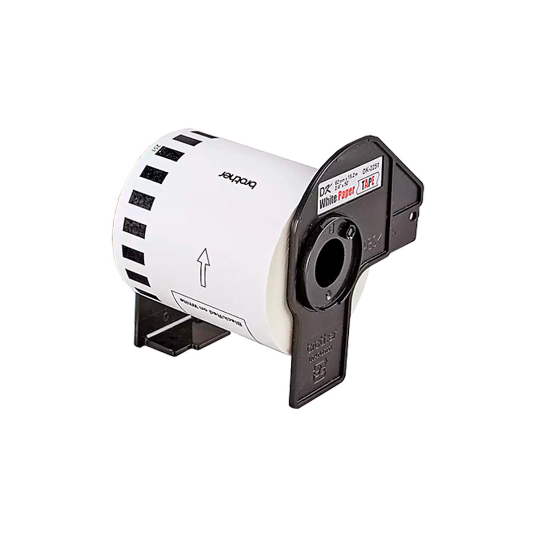 Cinta de etiquetas Brother DK-2205 62 mm x 30.4 m.