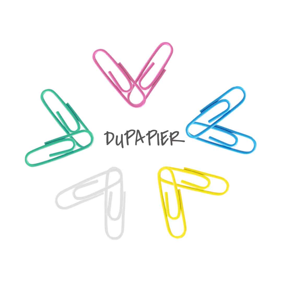 Clip de colores con 100 pzas.