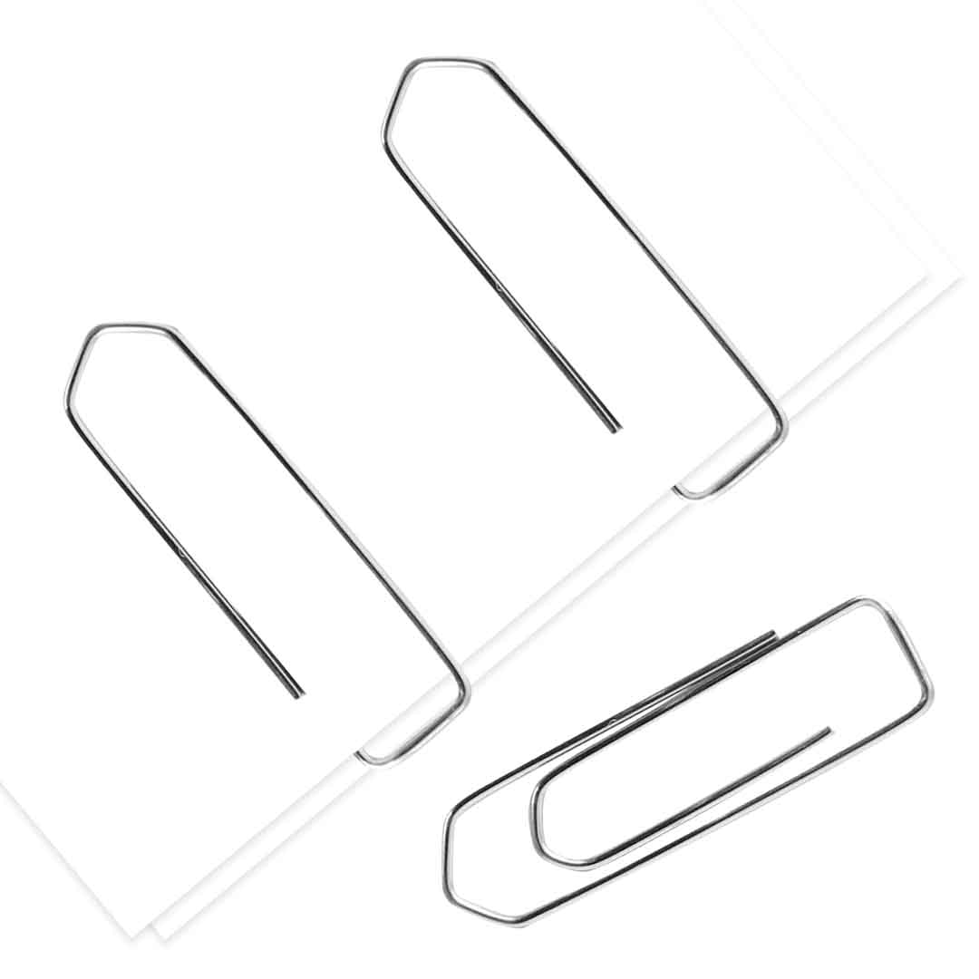 Clip cuadrado Acco P1680 caja con 100 pzas.