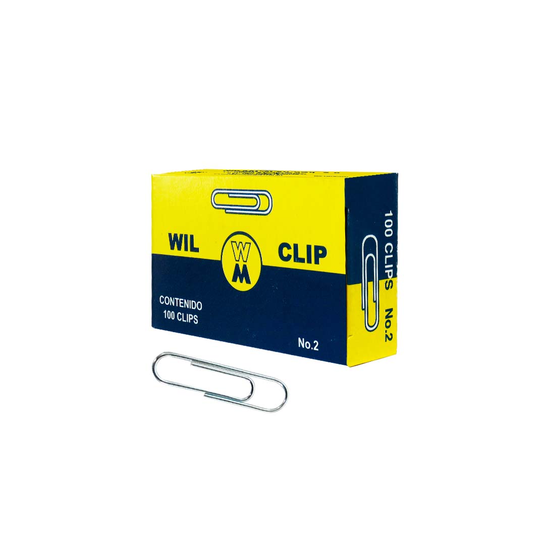 Clip standard Wilson caja con 100 pzas.