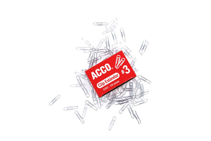 Clip estándar ACCO P1650 caja con 100 pzas.