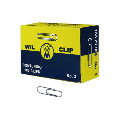 Clip standard Wilson caja con 100 pzas.