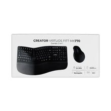 Combo teclado y mouse Acteck Virtuos Fitt MK770 inalámbrico/ergonómico USB/C neg