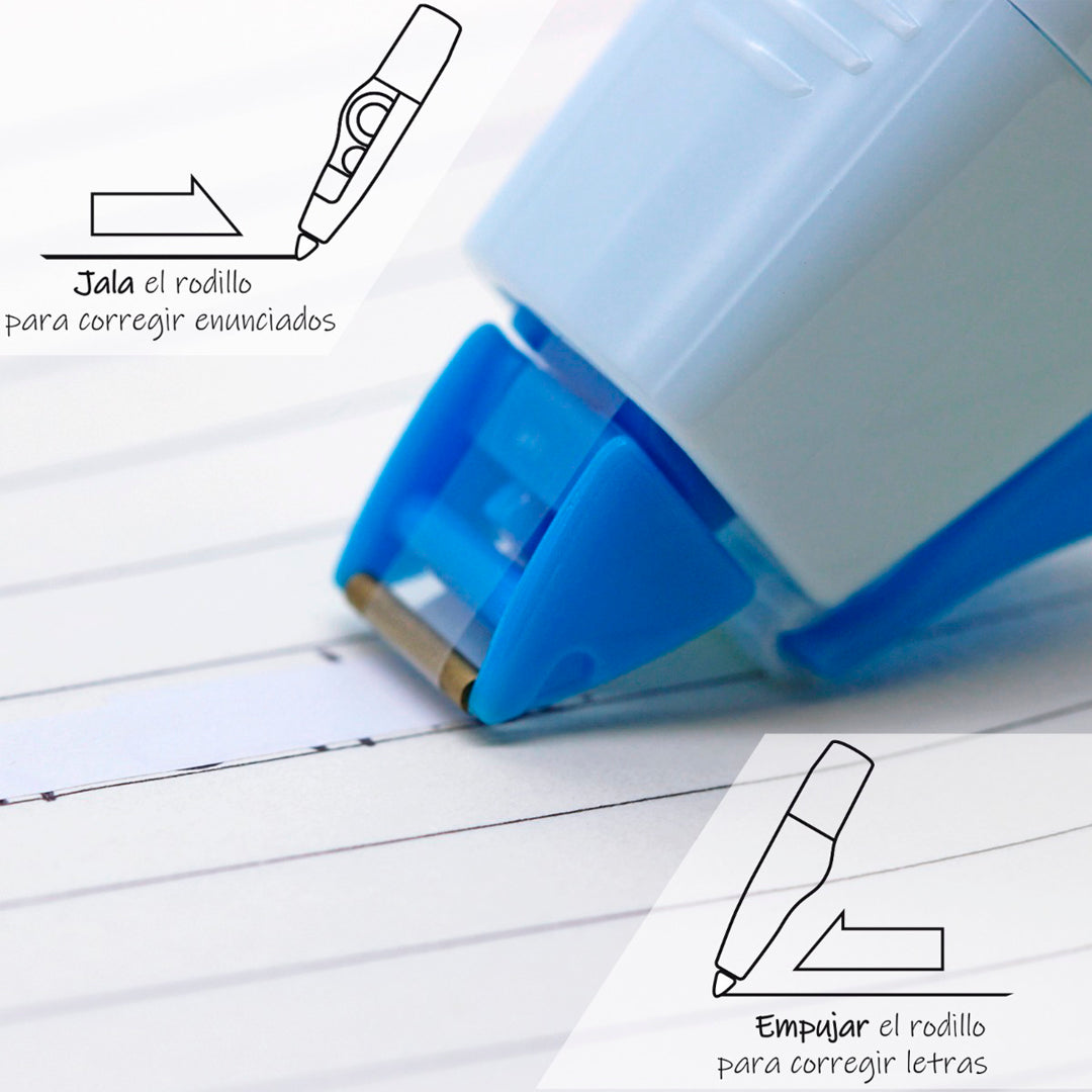 Corrector Pentel cinta recargable 5 mm x 10 m.