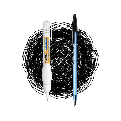 Corrector Líquido Bic Shake n' Saquéese 8 ml + 1 Bolígrafo.